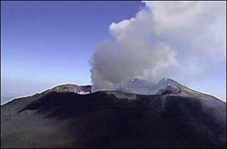 Top Etna's crater