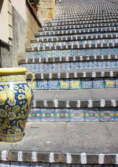 142 step staircase of Caltagirone